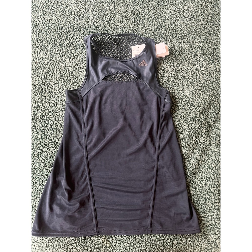 Adidas Performance "AS Tank W" Athletic Workout Top Sz M NWT Grunge Cool Tough